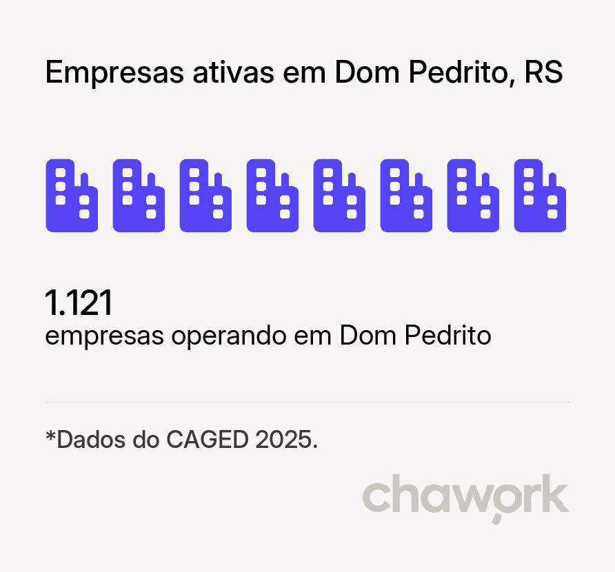 Empresas ativas em Dom Pedrito, RS