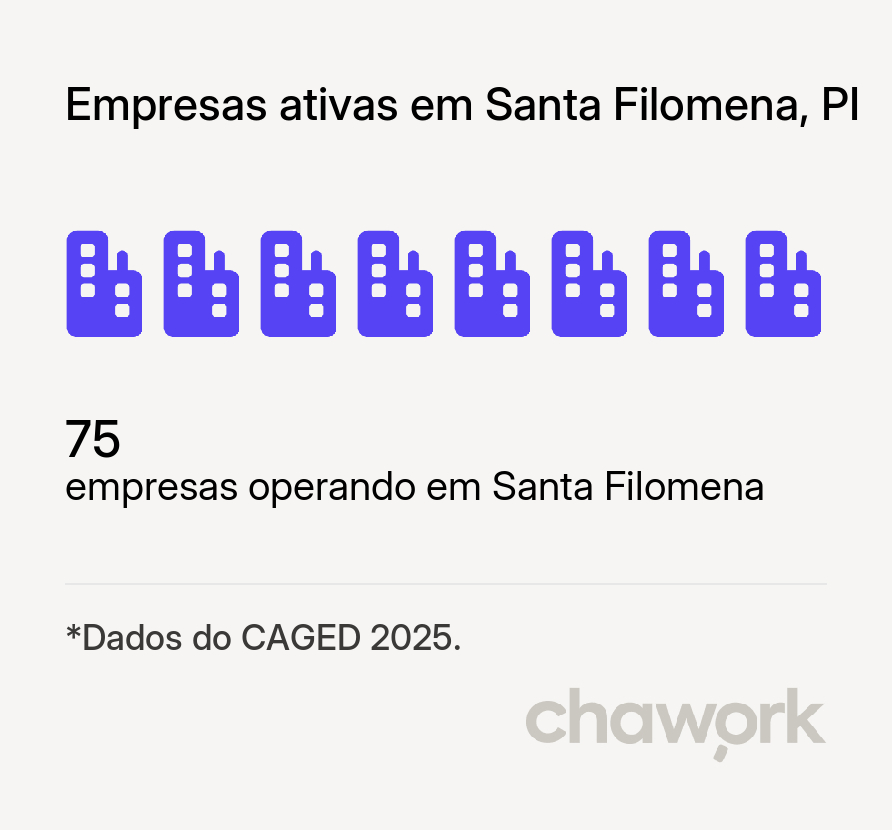 Empresas ativas em Santa Filomena, PI