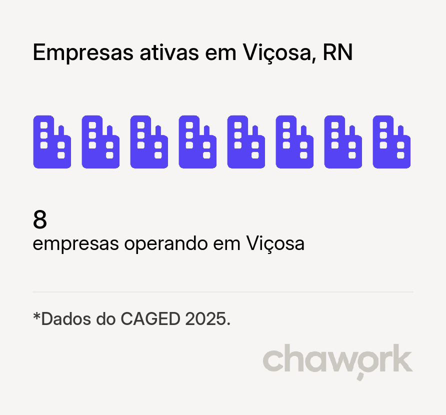 Empresas ativas em Viçosa, RN